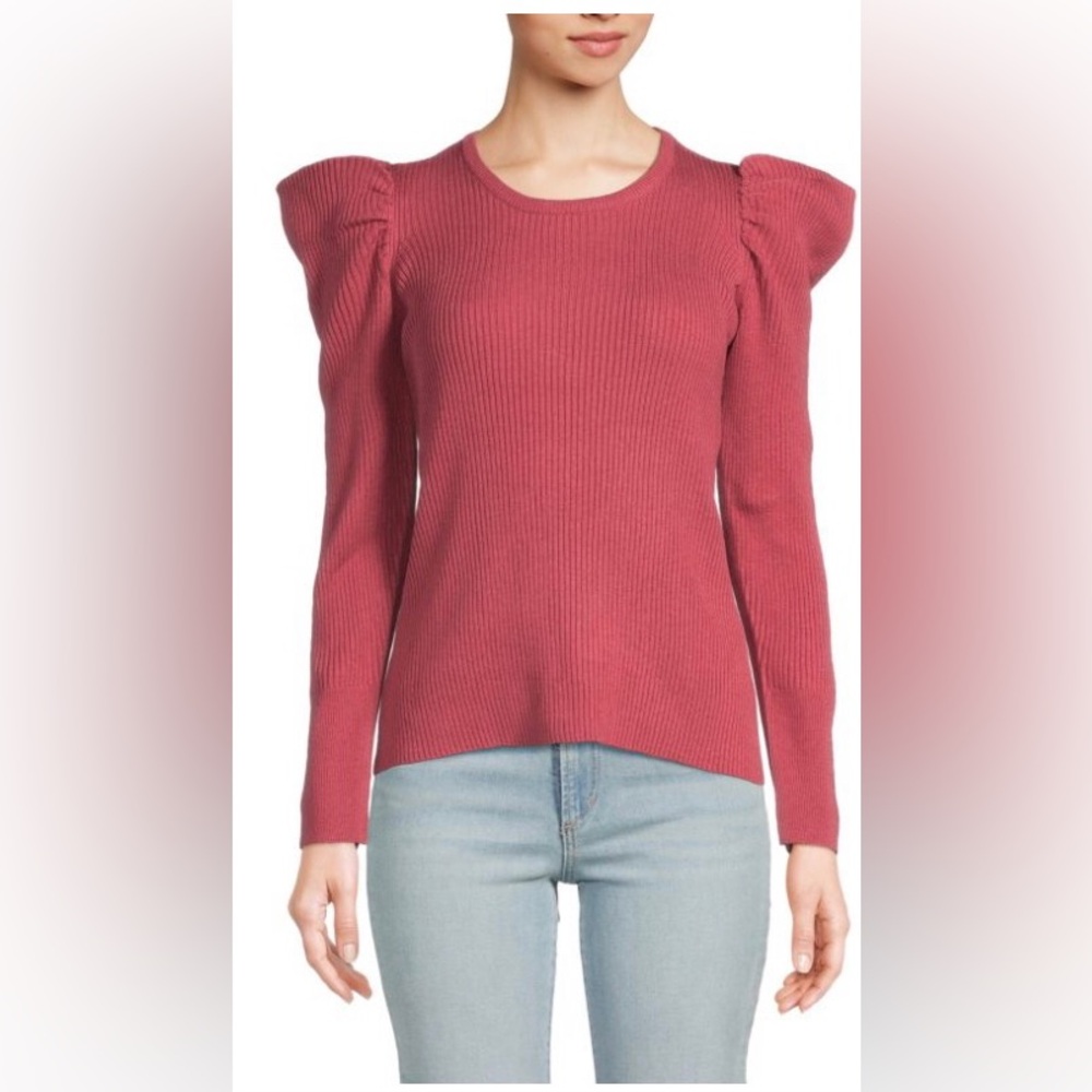 NWOT Joe's Jeans Red Ribbed Sweater